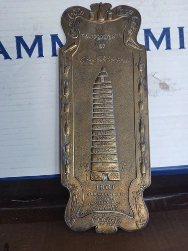 Vintage Coca-Cola 1933-34 Chicago World’s Fair Souvenir Collectible Plaque