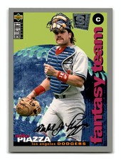 Mike Piazza 1995 Collector's Choice SE Silver Signature #253 HOF NM-MINT