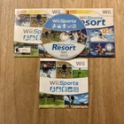 Wii Sports & Wii Sports Resort 2 In 1 Combo Disc Nintendo Game Working READ