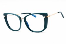 TOM FORD TF5816-089-53 Eyeglasses Frame Size 53mm 18mm 140mm TURQUOISE Women 88