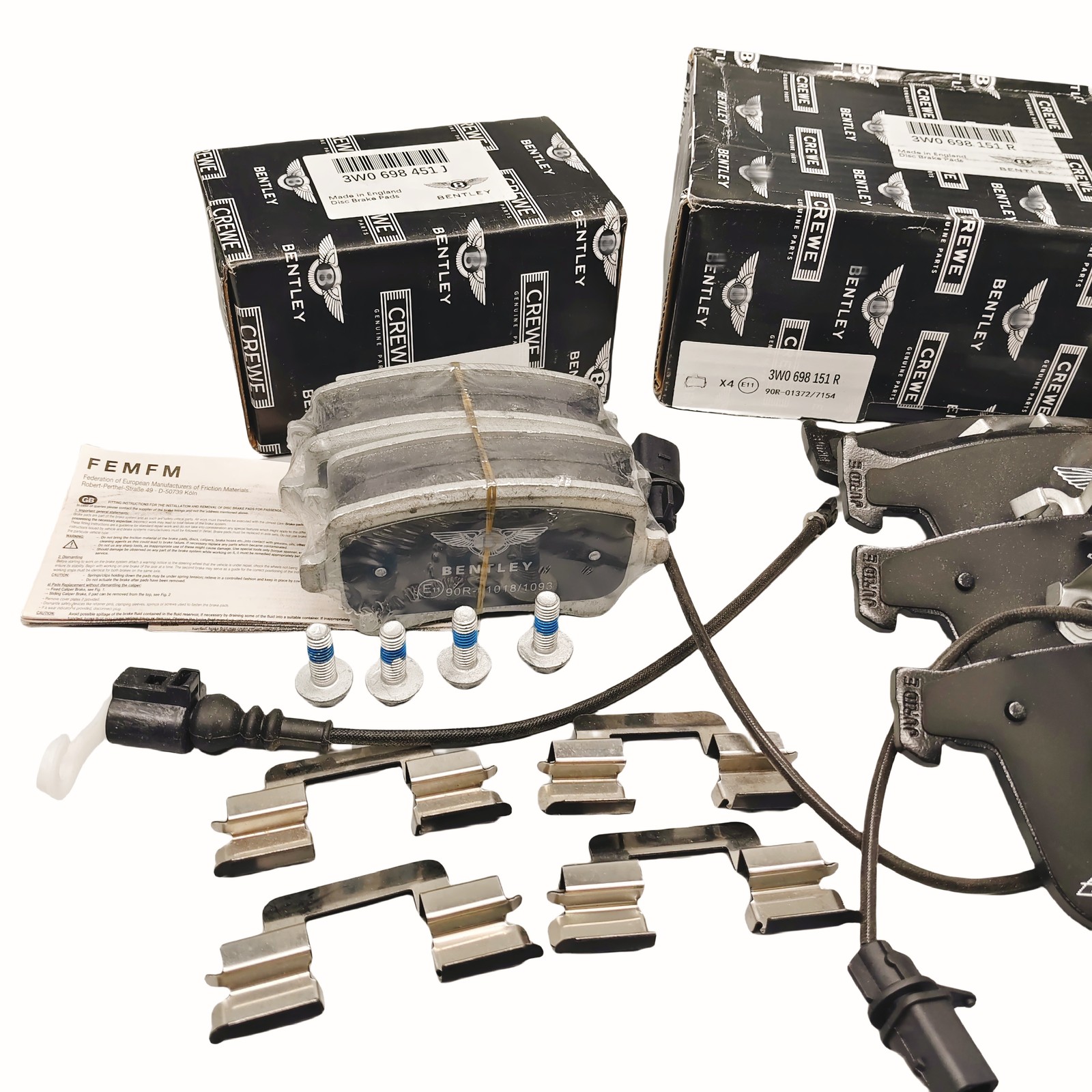 Bentley Continental GT 2004-2017 Front Brake pads Set