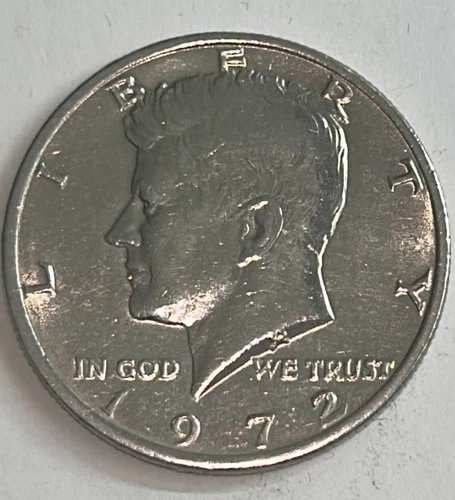 1972 P Kennedy Half Dollar AU) ***Free Shipping***