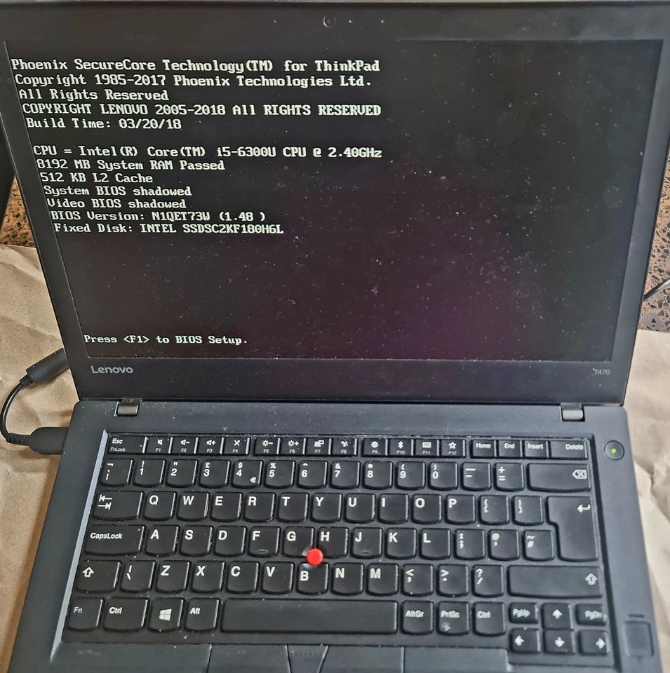 Lenovo ThinkPad T470 · i5-6300U · 8GB · 180GB, photo 3 of 5