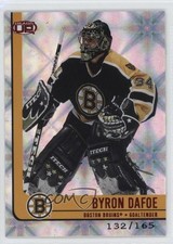 2001-02 Pacific Heads Up Red /165 Byron Dafoe #7