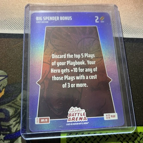 2026 Bo Jackson Battle Arena Bonus Play Big Spender Bonus BPL-19