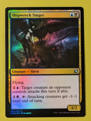 FOIL Shipwreck Singer x1 Conspiracy: Take the Crown 1x Magic the Gathering MTG