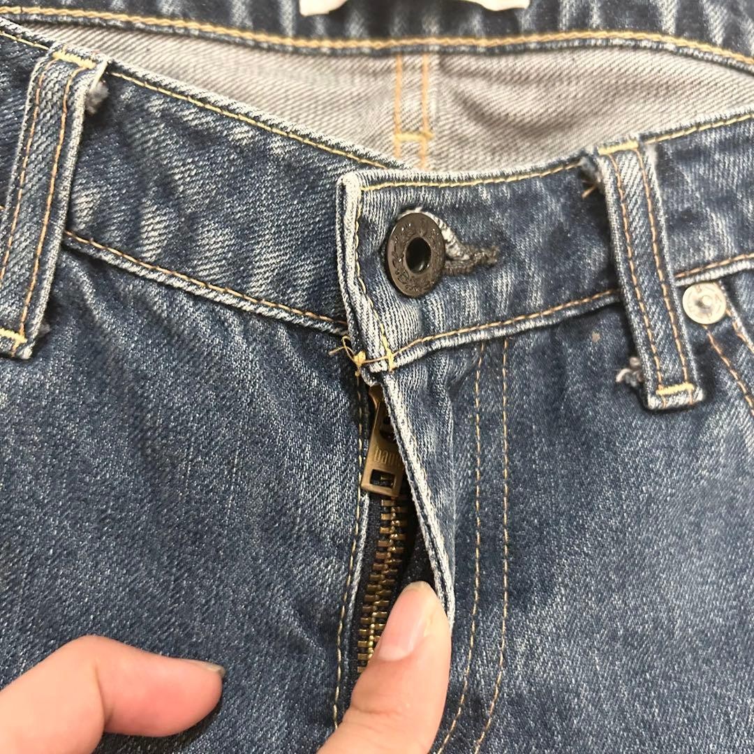 A BATHING APE Low Rise Straight Denim Pants Jeans Blue S W76cm BA0226224 thumbnail 10