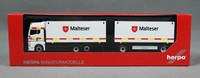 Herpa 318945 H0,1:87 Man Tgx Gx Wechselkoffer-HäNgerzug Malteser/Bad Reichenhall