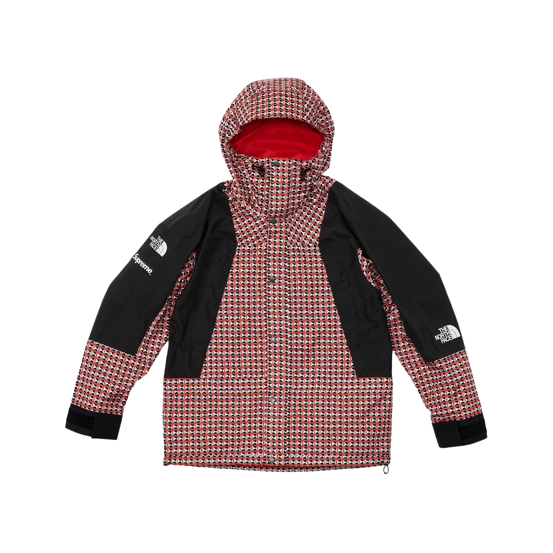 Veste légère de montagne cloutée Supreme x The North Face rouge   21SS