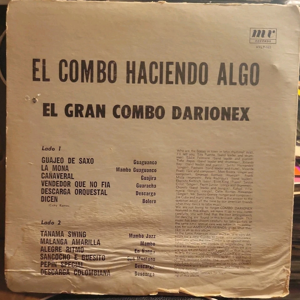 GRAN COMBO DARIONEX EL COMBO HACIENDO ALGO GUAGUANCO DESCARGA SON MONTUNO SALSA - Image 2 of 4