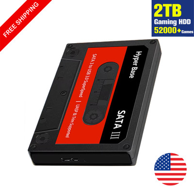 Batocera 2TB Gaming HDD 52000+ Games PS3/PS2/Wii/WiiU/N64/MAME/SS