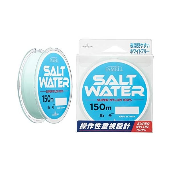 Yamato Yotegus (Yamatoyo) Nylon Line Famel Salt Water 150M 3 12Lb White Blue