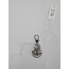Gucci Men's Metal Key Chain Ottone in Palladio Silver BNWB Size: OS