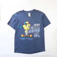 Vintage Tweety Bird Looney Tunes T-Shirt Size Large 1995 90s