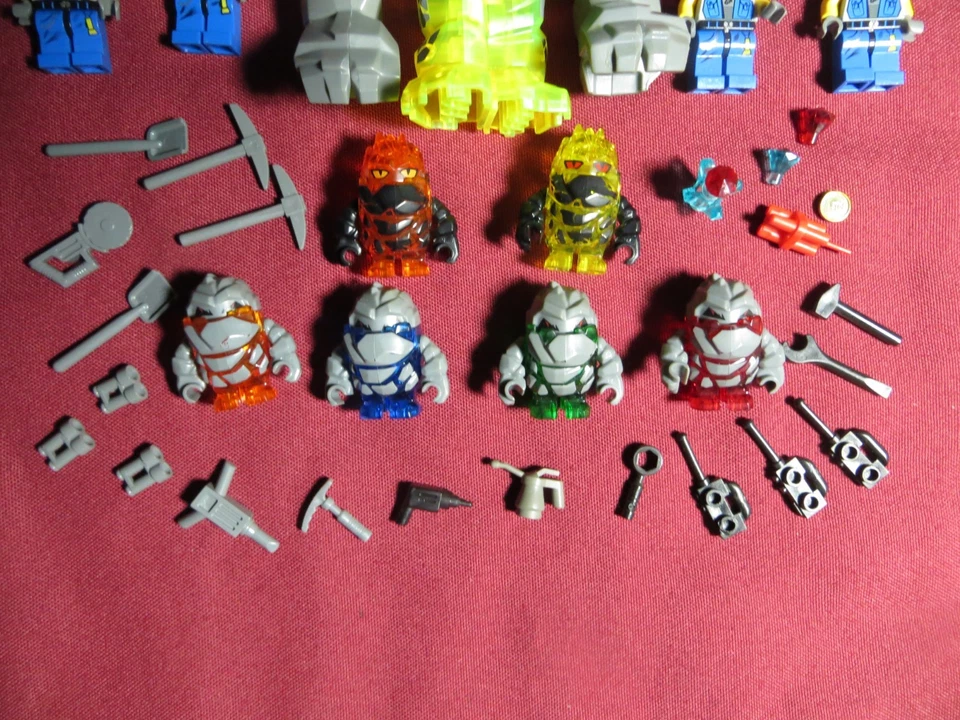 LEGO POWER MINERS MINIFIGURES LOT  16  FIGURES ,ACCESSORIES. GEOLIX,FIROX,FIRAX. - Image 4 of 4