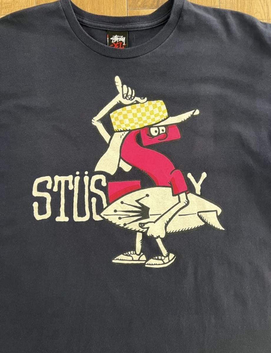 Stussy ノベルティポスターカレンダー 2010年 30周年プロモ Stussy 2010 30th Anniversary S Character Tee XL Navy Rare Mexico