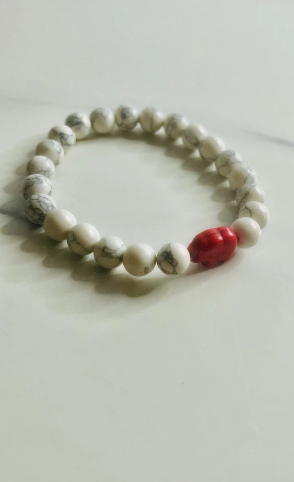 Pulsera de perlas blancas Fahlo  Foto 3 de 4