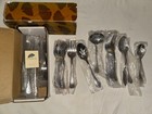 Gingko Lafayette 45 Piece Set w/serving - 18-10 Stainless - Hammered Finish — photo 2