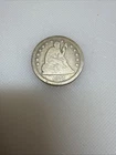 1877 S Seated Liberty Quarter Dollar 25c Silver San Francisco USA