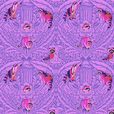 Tiny Beasts One Mans Trash Glimmer Tula Pink By the yard x 43 in cotton