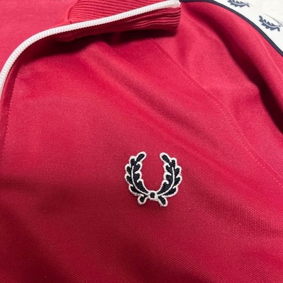 Fred Perry Archive Track Jacket Y2K Red White Used | eBay