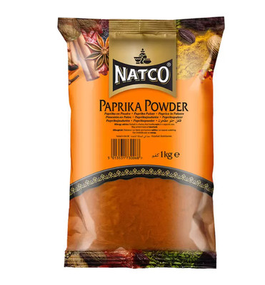 Natco Paprikapulver, süßer und pikanter Geschmack, gemahlenes Paprika Gewürz, 1 kg