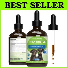 Liquid Milk Thistle for Dogs - Organic  Alcohol-Free