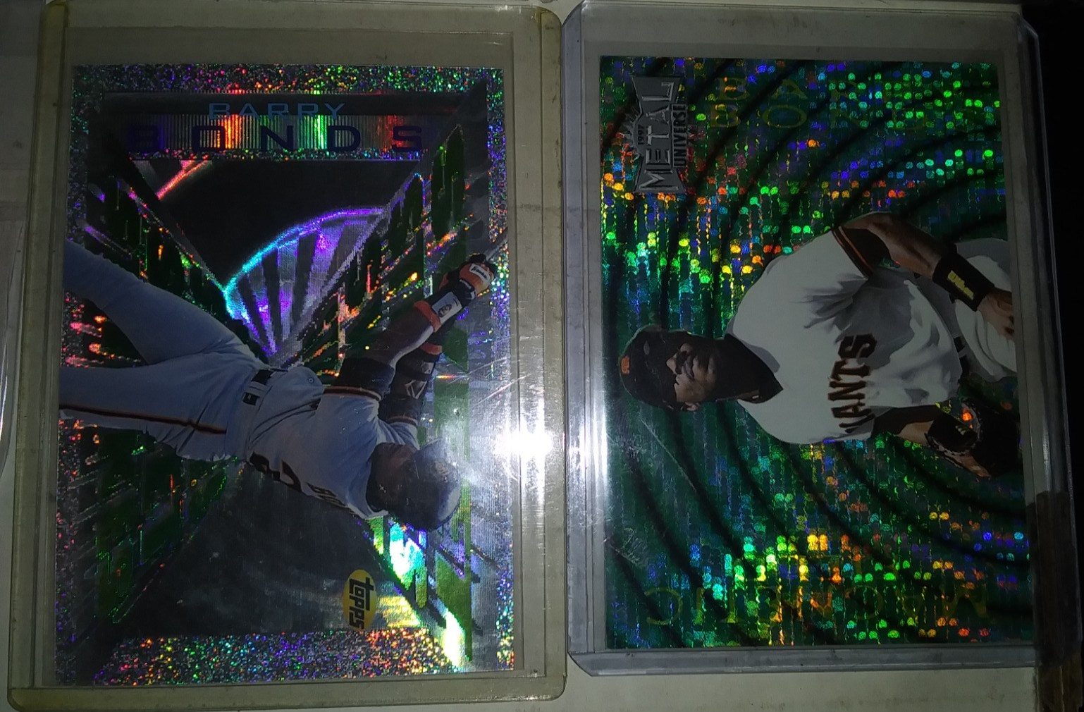 1996-2004 DONRUSS/TOPPS BARRY BONDS LOT OF 10 SP'S W/REFRACTORS LOW#'S NICE LOT! view 8