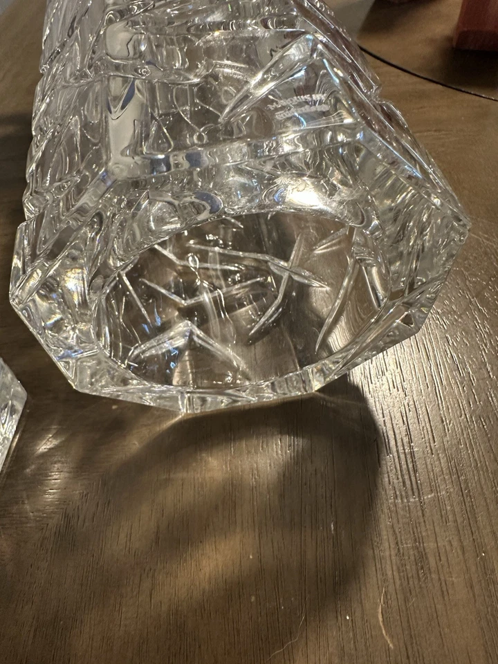 (2) Lámparas Waterford Crystal Hurricane nuevas, nunca usadas Foto 4 de 4