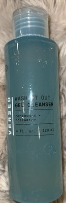 Versed Wash It Out Gel Cleanser 4oz / 120ml Ceramides & Rose Water
