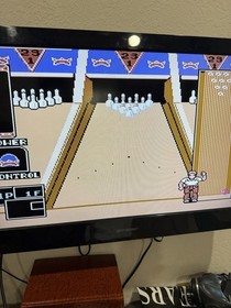 Championship Bowling - 1989 NES Nintendo Game - & Manual - TESTED!