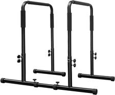 Dip Bar Adjustable Dip Stand Station for Home Fitness Workout Calisthenics Exerc