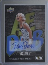 2024 Upper Deck Allure AEW AE Dub Auto Timeless Toni Storm #DUB-21 Auto 0d4s