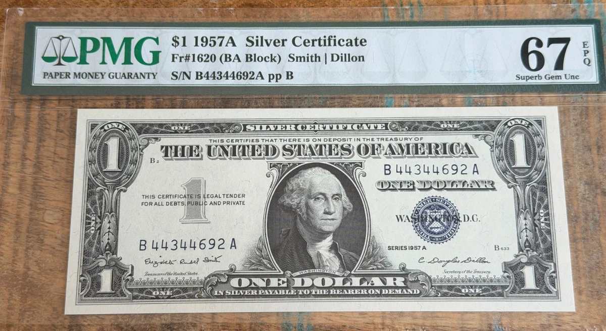 25+ $1 Grade 67 US Small Silver Certificates for sale | Updated