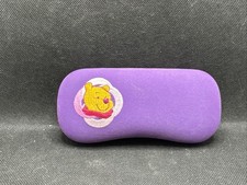 Winnie The Pooh Purple with Embroidered Pooh Sunglasses Eye Glasses Hard Case