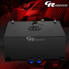 20 GALLON LIGHTWEIGHT BLACK COATED ALUMINUM GAS FUEL CELL TANK+LEVEL SENDER+FOAM