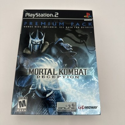 Sony Playstation 2 PS2 Mortal Kombat Deception Premium Pack CIB / Cleaned Discs