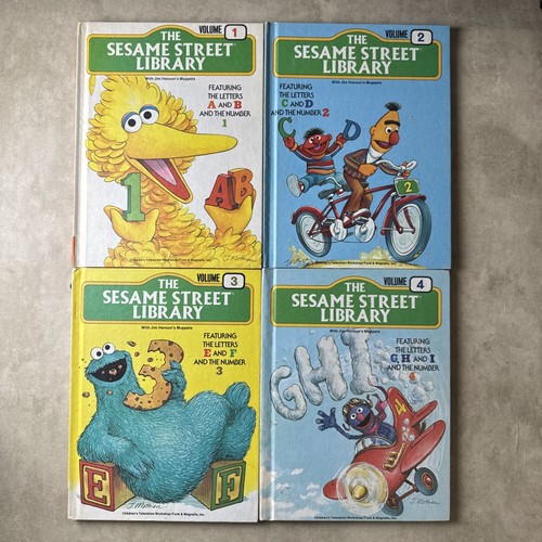 The Sesame Street Library 1 - 15 Complete Set Hardcover Children Books Vintage - Imagen 3 de 6