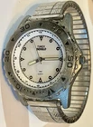 timex indiglo mens watch Rotating Bezel SS Runs Vintage