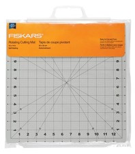 Fiskars Self-Healing Rotating Cutting Mat 14"X14"-Gray - 1065502