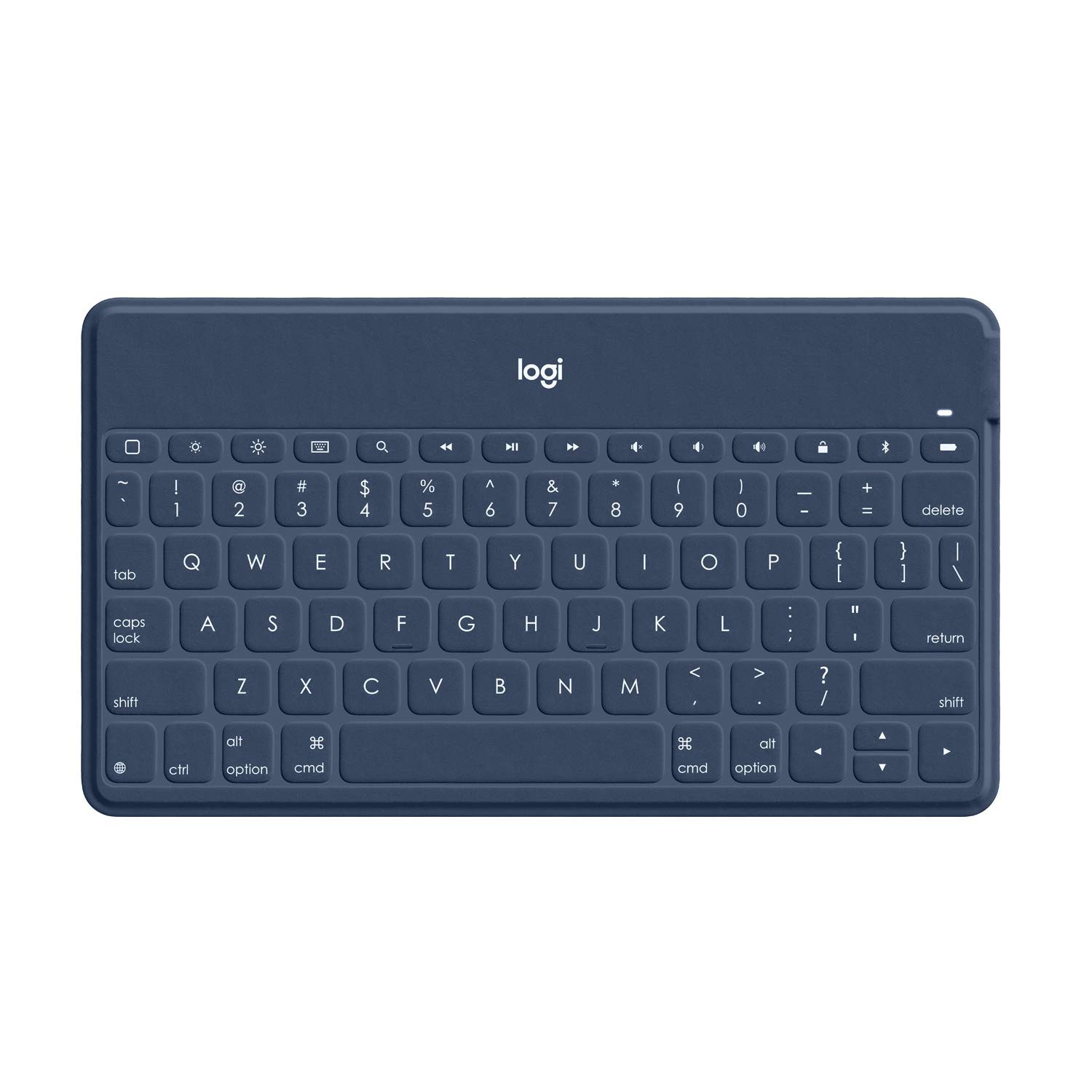 Logitech Keys-To-Go Clavier sans Fil, Clavier QWERTY Scandinave - Bleu