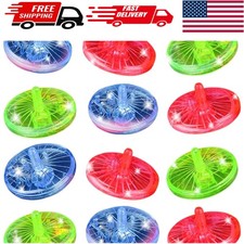 Dazzling LED Spinning Tops - Set of 12 Toys for Kids 3 Birthdays  Parties