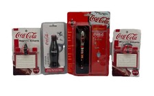 Coca-Cola Magnet Aimants With Notepads, Pen With Case, Stapler Bundle {12}