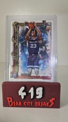 2025-26 Topps HOLIDAY Basketball #SSV-CO CEDRIC COWARD RC Frozen VARIATION SSP