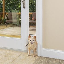Petsafe PPA11-13124 Small Energy Efficent White Sliding Glass Pet Door- 81"