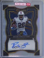 2019 Panini Select Rookie Signatures 33/99 Devin Singletary #RS-6 Auto 01bj