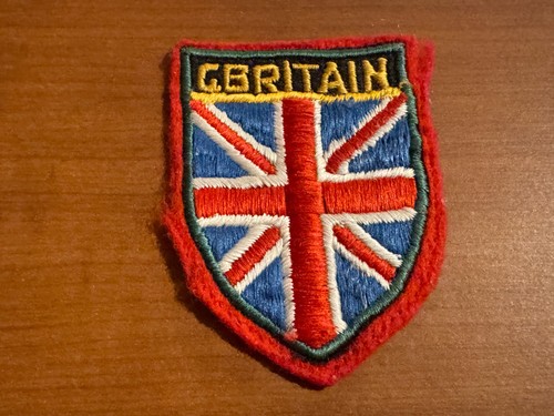 Vintage GBritain (Great Britain) Felt Souvenir Travel Patch