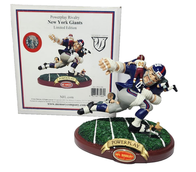 #ad 2003 New York Giants Memory Company Powerplay Rivalry Limited Edition NFL Figure $49.95