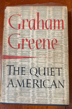 Graham Greene 1st UK Ed 1955 The Quiet American Heinemann Ed Hardcover w/DJ