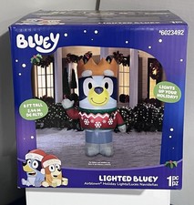Bluey 8 ft Lighted Airblown Inflatable Gemmy Holiday Christmas Decoration NEW